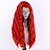 cheap Synthetic Lace Wigs-Synthetic Lace Front Wig Wavy Side Part Lace Front Wig Long Red Synthetic Hair 18-26 inch Women&#039;s Adjustable Heat Resistant Party Red