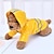 economico Hundetøj-Dog Cat Pets Hoodie Rain Coat Puppy Clothes Striped Color Block Sports &amp; Outdoors Waterproof Outdoor Dog Clothes Puppy Clothes Dog Outfits Black Yellow Red Costume for Girl and Boy Dog PU Leather
