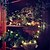 cheap Plug String Lights-50m String Lights 500 LEDs 1pc Warm White RGB White Waterproof Party Decorative 12 V