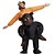 billige Halloweenkostumer til mænd og kvinder-Chimpanse Cosplay Kostumer Halloweentillbehör Maskerade Herre Dame Film Cosplay Sort Mere Tilbehør Halloween Karneval Barnets Dag polyester
