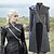 cheap Movie &amp; TV Theme Costumes-Game of Thrones Dragon Mother Daenerys Targaryen Khaleesi Outfits Unisex Movie Cosplay Cosplay Black Outfit Halloween Carnival Masquerade 100% Polyester Plain Twill Elastic