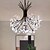 billige Klyngedesign-45 cm anheng lykt design lysekrone metall sputnik nyhet malt finish moderne nordisk stil generisk
