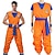 billige Anime Costumes-Inspired by Dragon Ball Son Goku Anime Cosplay Costumes Japanese Cosplay Suits Letter Top Pants Sash / Ribbon For Men&#039;s