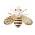 cheap Brooches-Women&#039;s Brooches Tropical Bee Luxury Elegant Colorful Pearl Gold Plated Imitation Diamond Brooch Jewelry Gold Silver For Wedding Engagement Gift Work Promise