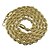 cheap Necklaces-Men&#039;s Chain Necklace Beaded Necklace Braided Unique Design Fashion Gold Plated Chrome Gold 76 cm Necklace Jewelry 1pc For Daily / Chains