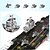 cheap Building Blocks-Building Blocks 1 pcs Warship compatible ABS+PC Legoing Simulation Aircraft Carrier All Toy Gift / Kids