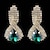 cheap Earrings-Women&#039;s AAA Cubic Zirconia Drop Earrings Pear Cut Drop Luxury Vintage Imitation Diamond Earrings Jewelry White / Dark Green / Red For Party Wedding Engagement 1 Pair