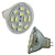 olcso LED-es szpotlámpák-3 W LED szpotlámpák 250 lm GU4(MR11) MR11 12 LED gyöngyök SMD 5730 Meleg fehér Hideg fehér 12 V / 10 db.