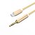 levne Ostatní kabely-typ-c na zvukový adaptér 1,0 m (3 stopy) opletené slitiny zinku / plátno usb kabel adaptér pro macbook / ipad / samsung