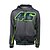 رخيصةأون جواكيت الدراجات النارية-Motogp vr46 rosie motorcycle cycling racing suit الصوف الدافئة عارضة سترة للدراجات النارية السائق ركوب المدرعة جميع المواد النسيج يندبروف النسيج (xxl xl l m s)