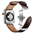 ieftine Curele Apple Watch-Uita-Band pentru Apple Watch 49mm 45mm 44mm 42mm 41mm 40mm 38mm Sreies Ultra SE 8 7 6 5 4 3 2 1 Piele Autentică Înlocuire Curea Cataramă Fluture Închidere metalică Lux Brăţară