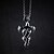 cheap Pendant Necklaces-Men&#039;s Pendant Necklace Engraved Cross Punk Trendy Gothic Modern Titanium Steel Silver 55 cm Necklace Jewelry 1pc For Gift School Street Club Promise