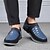 cheap Men&#039;s Slip-ons &amp; Loafers-Men&#039;s Comfort Shoes Fall / Winter British / Preppy Daily Outdoor Loafers &amp; Slip-Ons Leather Breathable Non-slipping Wear Proof Black / Blue / Brown Striped / Buckle