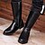 cheap Men&#039;s Boots-Men&#039;s Riding Boots Spring &amp; Summer / Fall &amp; Winter Sporty / Classic Party &amp; Evening Office &amp; Career Boots Faux Leather Breathable Non-slipping Wear Proof Booties / Ankle Boots Black