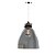 billige Øylys-1-lys 27 (11 &quot;) mini stil pendellampe metallglass krom tradisjonell / klassisk 110-120v / 220-240v