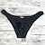 cheap Men&#039;s Exotic Underwear-Men&#039;s 2 Pack Sexy Panties Bikini Cut Briefs Brief Underwear Polyester Spandex Plain Low Waist Black White