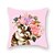 cheap Throw Pillows &amp; Covers-Set of 4 Linen Pillow Cover, Floral Animal Cartoon Fashion Throw Pillow