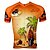 abordables Maillots pour hommes-ILPALADINO Homme Maillot Velo Cyclisme Manche Courte Cyclisme Maillot Top avec 3 poches arrière VTT Vélo tout terrain Vélo Route Respirable Résistant aux ultraviolets Séchage rapide Poche arrière