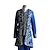 cheap Historical &amp; Vintage Costumes-Prince The Beast and Beauty Aristocrat Outlander Vintage Inspired Medieval Outfits Masquerade Outerwear Men&#039;s Costume Blue Vintage Cosplay Long Sleeve Party Halloween Queen&#039;s Platinum Jubilee 2022
