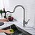 cheap Pullout Spray-Kitchen faucet - Single Handle One Hole Stainless Steel / Painted Finishes / Brushed Steel Pull-out / ­Pull-down / Tall / ­High Arc Centerset Contemporary Kitchen Taps