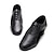 hesapli Dans Ayakkabıları-Erkek Caz Dans Ayakkabıları Oxford Spor Ayakkabı Kalın Topuk Siyah Bağcık / Performans / Egzersiz