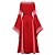 cheap Costumi storici e vintage-Cosplay Outlander Medieval Renaissance Vacation Dress Dress Party Costume Costume Women&#039;s Costume Black / Purple / Red Vintage Cosplay Long Sleeve