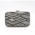 cheap Clutches &amp; Evening Bags-Women&#039;s Chain Polyester / Synthetic Evening Bag Striped Gray / Fall &amp; Winter