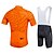 abordables Conjuntos de ropa para hombre-Fastcute Hombre Unisexo Maillot de ciclismo con culotte corto con tirantes Manga Corta MTB Bicicleta Montaña Ciclismo Carretera Blanco Verde Morado Talla Grande Bicicleta Petos de deporte / Culotte