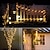 cheap Plug String Lights-50m String Lights 500 LEDs 1pc Warm White RGB White Waterproof Party Decorative 12 V