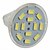 voordelige led-spotlight-3 W LED-spotlampen 250 lm GU4 (MR11) MR11 12 LED-kralen SMD 5730 Warm wit Koel wit 12 V / 10 stuks