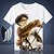 preiswerte Cosplay-Anime-Kapuzenpullover und T-Shirts für den Alltag-Inspiriert von Attack on Titan Eren Jager Cosplay Levi Ackerman Cosplay Kostüme Maskerade Polyester / Baumwolle T-shirt Für Herrn
