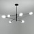 economico Modello sputnik-Lampadario design sputnik 107 cm metallo lineare isola finiture verniciate stile nordico moderno 220-240v