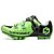 billige Sykkelsko-SIDEBIKE Voksne Mountain Bike-sko Karbonfiber Demping Sykling Svart Rød Grønn Herre Sykkelsko / ånd bare Blanding