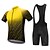 abordables Ensembles de vêtements pour hommes-FUALRNY® Homme Manches Courtes Maillot et Cuissard Avec Bretelles Velo Cyclisme Vert Noir / Rouge Violet Ecossais / à Carreaux Pente Vélo Ensembles de Sport Respirable Evacuation de l&#039;humidit