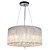 halpa Kattokruunut-4-Light 45 cm Crystal Chandelier Metal Drum Chrome Traditional / Classic 110-120V / 220-240V