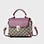 cheap Handbag &amp; Totes-Women&#039;s Buttons / Zipper PU Top Handle Bag Lattice Wine / Black / Purple / Fall &amp; Winter