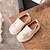 baratos Sapatos formais para criança-Para Meninas Conforto Couro Ecológico Mocassins e Slip-Ons Little Kids (4-7 anos) Preto / Rosa claro / Bege Verão