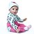 cheap Reborn Doll-24 inch Reborn Doll lifelike Gift Non Toxic Hand Applied Eyelashes Artificial Implantation Blue Eyes Cloth 3/4 Silicone Limbs and Cotton Filled Body with Clothes and Accessories for Girls&#039; Birthday