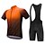 abordables Ensembles de vêtements pour hommes-FUALRNY® Homme Manches Courtes Maillot et Cuissard Avec Bretelles Velo Cyclisme Vert Noir / Rouge Violet Ecossais / à Carreaux Pente Vélo Ensembles de Sport Respirable Evacuation de l&#039;humidit