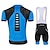 cheap Men&#039;s Clothing Sets-Men&#039;s Short Sleeve Cycling Jersey with Bib Shorts Coolmax® Mesh Silicon Black White Purple Bike Clothing Suit Breathable 3D Pad Quick Dry Anatomic Design Ultraviolet Resistant Sports Solid Color