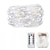 abordables À piles-5m Guirlandes Lumineuses 50 LED Blanc Chaud RVB Blanc Décoration de mariage de Noël Batteries alimentées