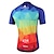 abordables Maillots pour hommes-Miloto Homme Maillot Velo Cyclisme Manche Courte Grande Taille Cyclisme Chemise Shirt Maillot avec 3 poches arrière VTT Vélo tout terrain Vélo Route Respirable Perméabilité à l&#039;humidité Zip frontal