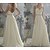 cheap Wedding Dresses-A-Line Wedding Dresses Sweetheart Neckline Sweep / Brush Train Chiffon Lace Spaghetti Strap Simple Sparkle &amp; Shine Backless with Beading Lace Insert 2022