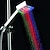 billige Hånddusj-LED fargeskiftende dusjhode 2 vannmodus 7 farger glødelys automatisk skiftende håndholdt dusjhode