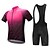 cheap Men&#039;s Clothing Sets-FUALRNY® Men&#039;s Short Sleeve Cycling Jersey with Bib Shorts Green Black / Red Purple Plaid / Checkered Gradient Bike Clothing Suit Breathable Moisture Wicking Quick Dry Anatomic Design Back Pocket