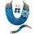 halpa Korusetit-Women&#039;s Necklace Earrings Bracelet Beads Lucky Elegant Africa Austria Crystal Earrings Jewelry Rainbow / Transparent / Hot Pink For Wedding Party Gift Daily Festival 1 set