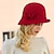 זול כובע מסיבות-100% צמר קנטקי דרבי כובע / כובעים עם פרחוני 1 pc קזו&#039;אל / לבוש יומיומי כיסוי ראש