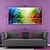 cheap Abstract Paintings-Oil Painting Hand Painted Horizontal Abstract Landscape Modern Stretched Canvas