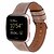 cheap Smartwatch Bands-Women Men Slim Soft Genuine Leather Watch Band Strap For Fitbit Versa Wristband Quick Release Band Replacement