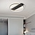Χαμηλού Κόστους Φώτα Οροφής με Dimmer-1-Light 40 cm LED Flush Mount Lights Metal Painted Finishes LED / Modern Contemporary 110-120V / 220-240V
